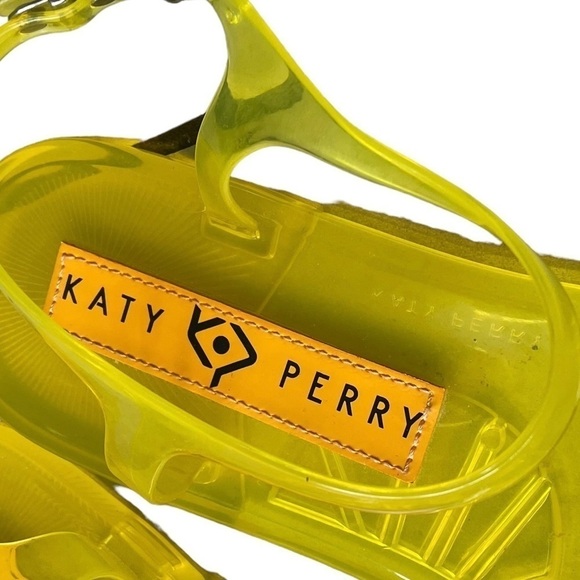 KATY PERRY Geli Yellow Lemon Sandals 10.5 - Picture 9 of 13
